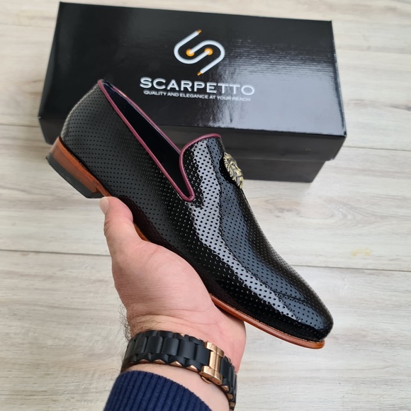 Premium Leather Special Design Men's Loafer - Picture 3 of 5